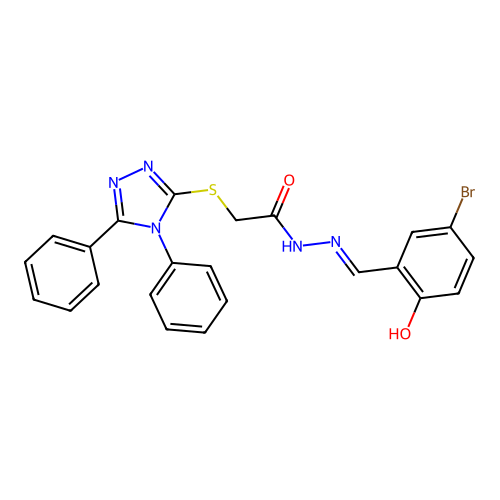 C23H18BrN5O2S structure