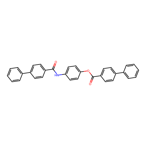 4-[(4-Biphenylylcarbonyl)amino]phenyl 4-biphenylcarboxylate structure