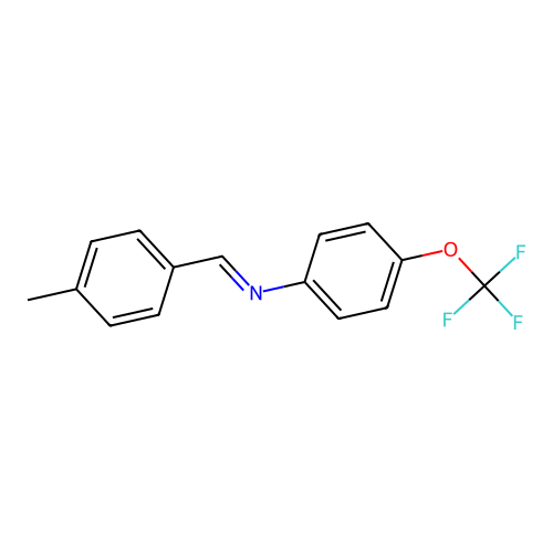 N-(4-methylbenzylidene)-N-[4-(trifluoromethoxy)phenyl]amine structure