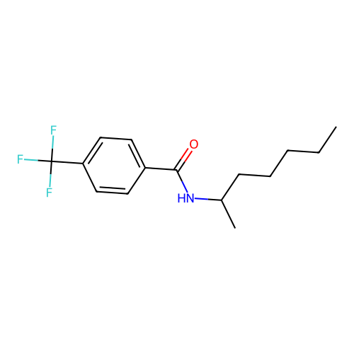 N-(1-Methyl-hexyl)-4-trifluoromethyl-benzamide structure