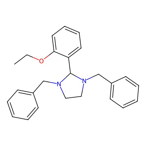 1,3-Dibenzyl-2-(2-ethoxyphenyl)imidazolidine structure