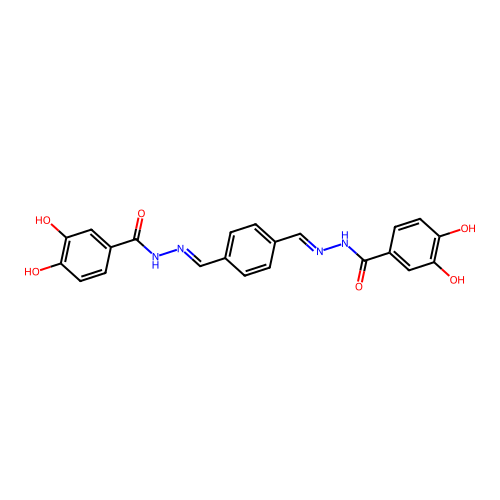 N'-[[4-[[2-(3,4-dioxocyclohexa-1,5-diene-1-carbonyl)hydrazin structure