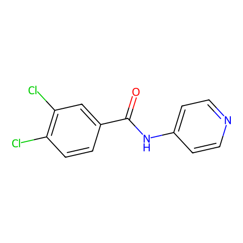 3,4-Dichloro-N-pyridin-4-yl-benzamide structure