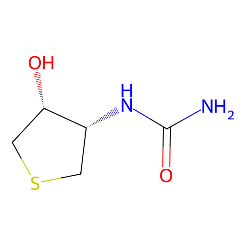 1-((3S,4R)-4-hydroxytetrahydrothiophen-3-yl)urea structure