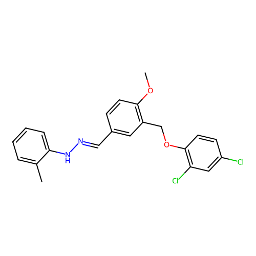 C22H20Cl2N2O2 structure