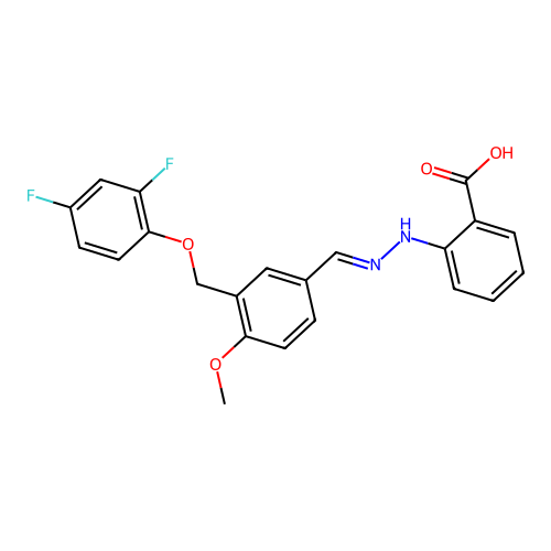 C22H18F2N2O4 structure