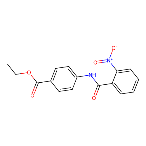 Ethyl 4-[(2-nitrobenzoyl)amino]benzoate structure