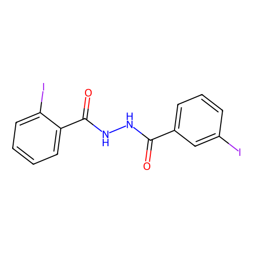 2-iodo-N'-(3-iodobenzoyl)benzohydrazide structure