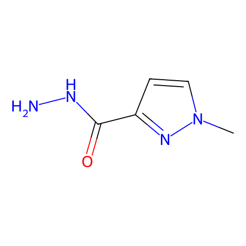 1-methyl-1H-pyrazole-3-carbohydrazide structure