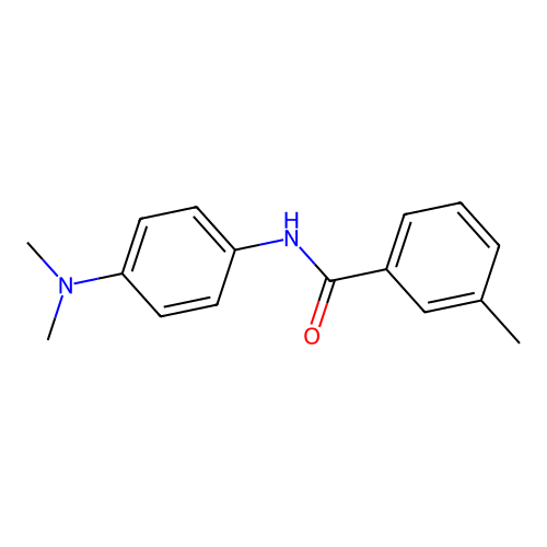 N-[4-(dimethylamino)phenyl]-3-methylbenzamide structure