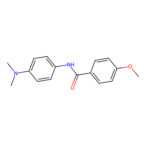 N-[4-(二甲氨基)苯基]-4-甲氧基苯甲酰胺 structure