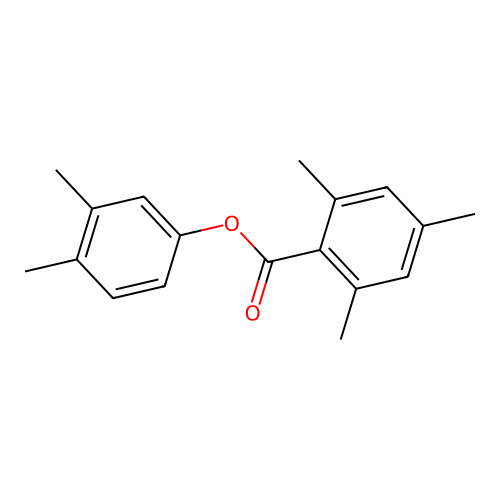 3,4-Dimethylphenyl 2,4,6-trimethylbenzoate structure
