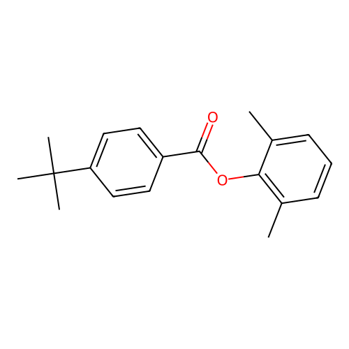 (2,6-Dimethylphenyl) 4-tert-butylbenzoate structure