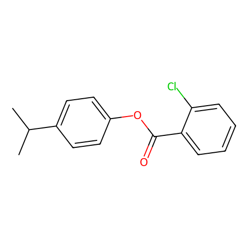 4-(1-Methylethyl)phenyl 2-chlorobenzoate structure