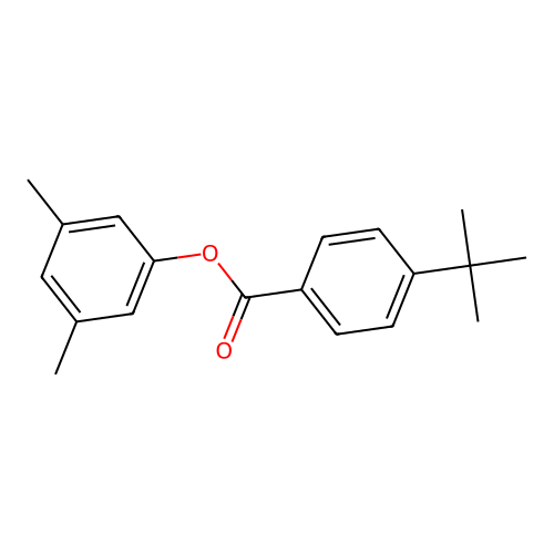 (3,5-Dimethylphenyl) 4-tert-butylbenzoate structure
