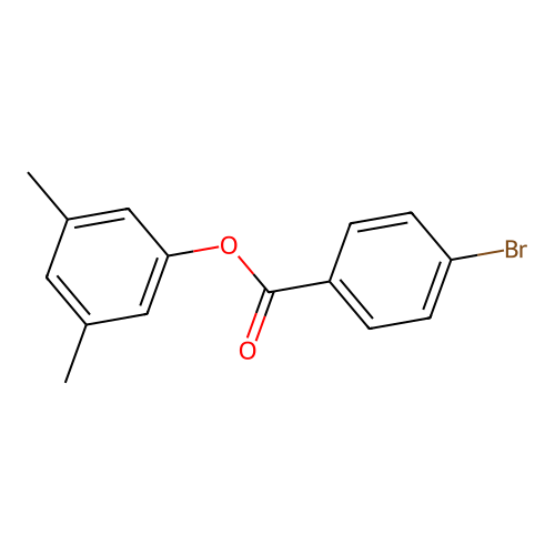 3,5-Dimethylphenyl 4-bromobenzoate structure