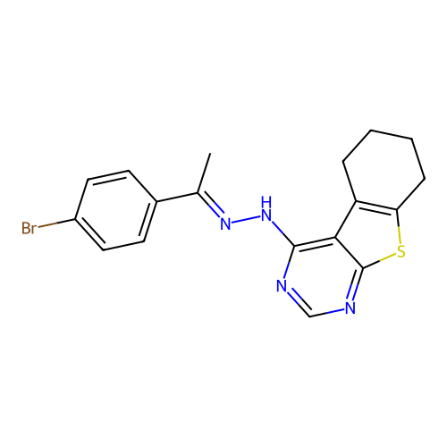 C18H17BrN4S structure