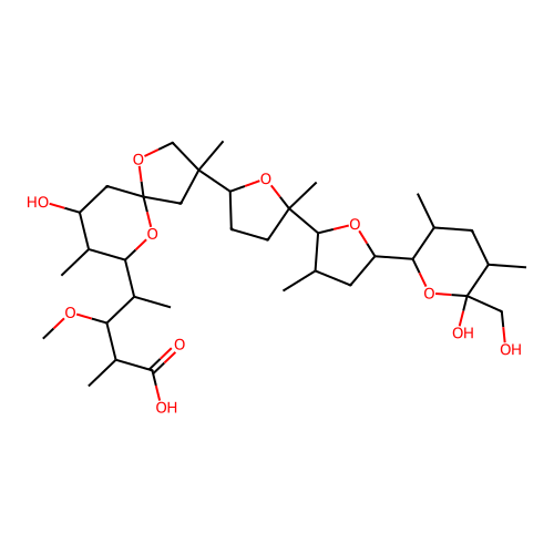 Monensin B structure