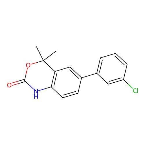 6-(3-Chlorophenyl)-4,4-dimethyl-1H-benzo[D][1,3]oxazin-2(4H)-one structure