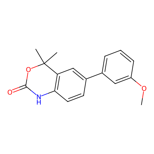 6-(3-Methoxyphenyl)-4,4-dimethyl-1H-benzo[D][1,3]oxazin-2(4H)-one structure