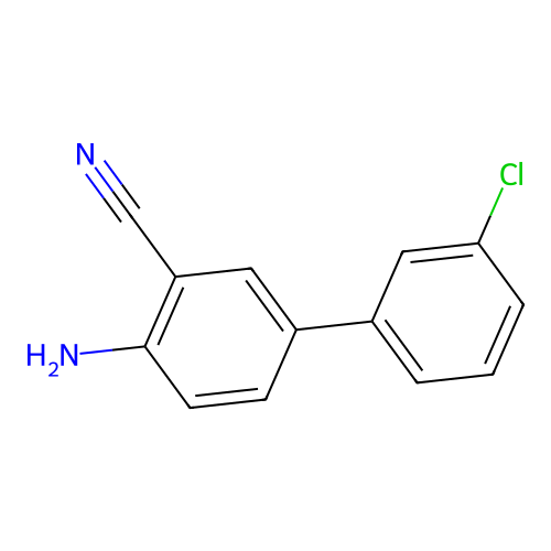 4-Amino-3'-chloro-biphenyl-3-carbonitrile structure