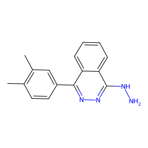Phthalazine, 1-(3,4-dimethylphenyl)-4-hydrazinyl- structure