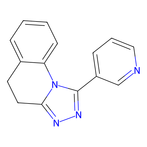 1-(Pyridin-3-yl)-4,5-dihydro[1,2,4]triazolo[4,3-a]quinoline structure