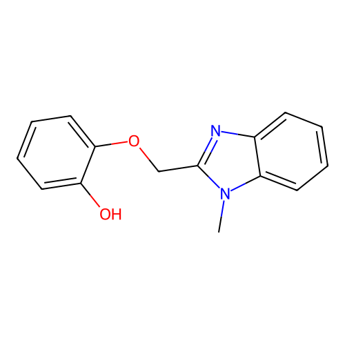 2-((1-methyl-1H-benzo[d]imidazol-2-yl)methoxy)phenol structure