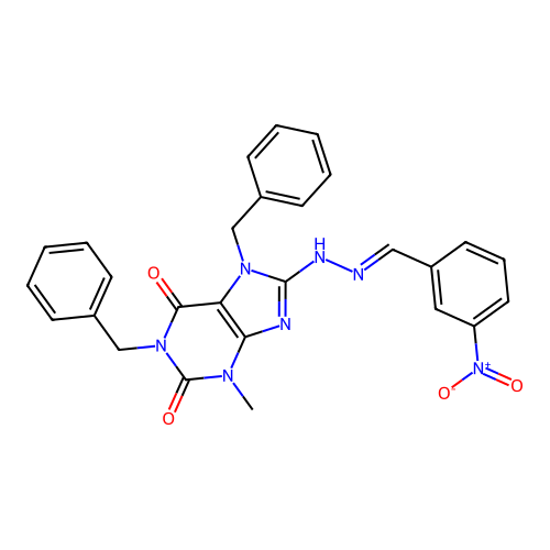 C27H23N7O4 structure