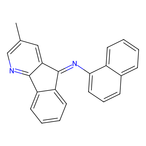 3-methyl-N-naphthalen-1-ylindeno[1,2-b]pyridin-5-imine structure