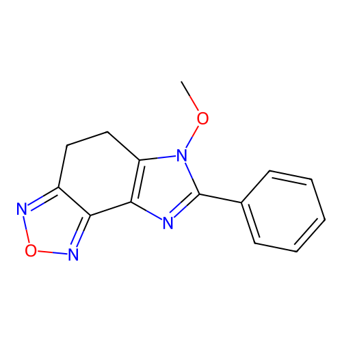 6-methoxy-7-phenyl-5,6-dihydro-4H-imidazo[4,5-e][2,1,3]benzoxadiazole structure