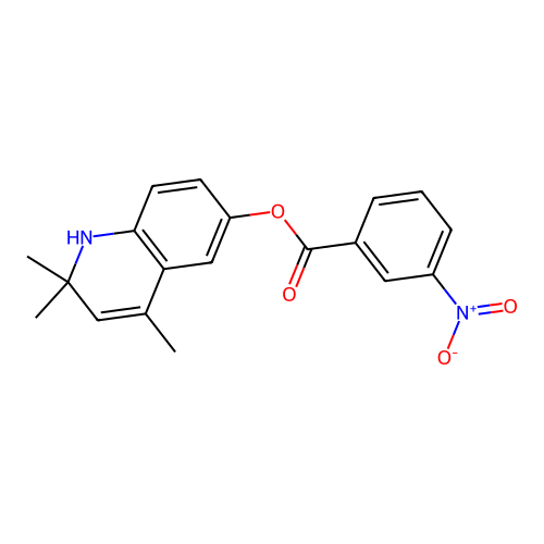 2,2,4-Trimethyl-1,2-dihydroquinolin-6-yl 3-nitrobenzoate structure