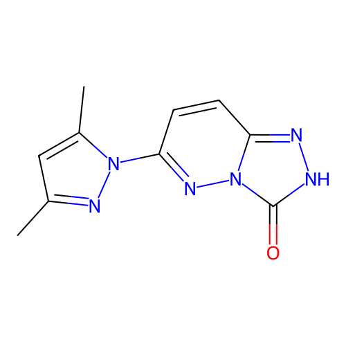 6-(3,5-dimethyl-1H-pyrazol-1-yl)[1,2,4]triazolo[4,3-b]pyridazin-3(2H)-one structure