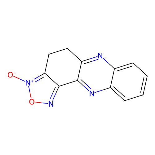4,5-Dihydro[1,2,5]oxadiazolo[3,4-a]phenazine 3-oxide structure
