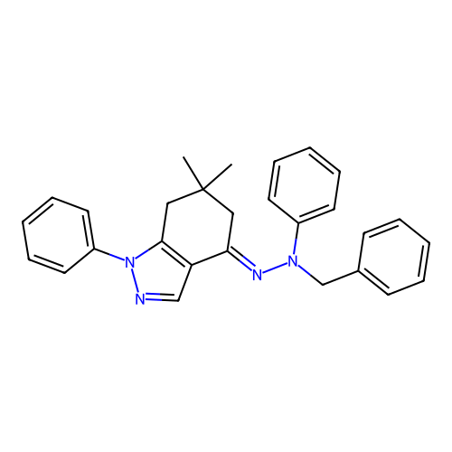 C28H28N4 structure