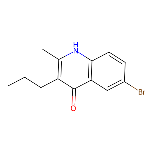 6-Bromo-2-methyl-3-propylquinolin-4-ol structure