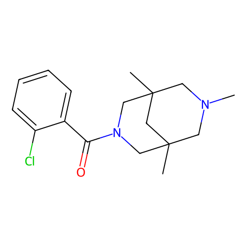 3-(2-Chlorobenzoyl)-1,5,7-trimethyl-3,7-diazabicyclo[3.3.1]nonane structure