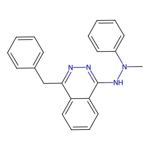 1-Benzyl-4-(2-methyl-2-phenylhydrazinyl)phthalazine structure