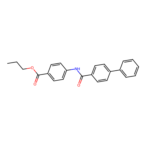 Propyl 4-[(4-biphenylylcarbonyl)amino]benzoate structure