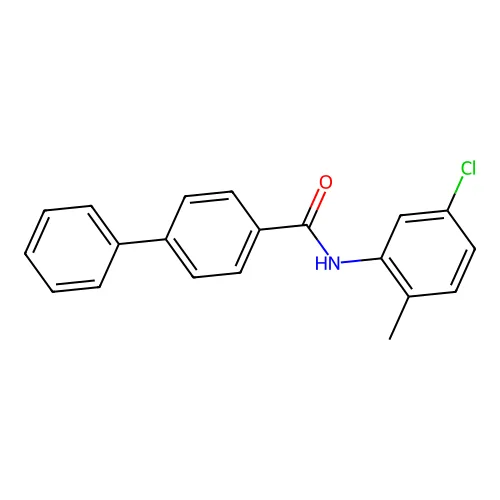 N-(5-氯-2-甲基苯基)-4-苯基苯甲酰胺 structure