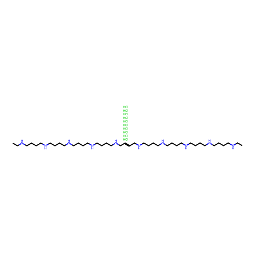 5,10,15,20,25,30,35,40-Octaazatetratetracont-22-ene-1,44-diamine, N,N'-diethyl-, decahydrochloride, (22E)- structure
