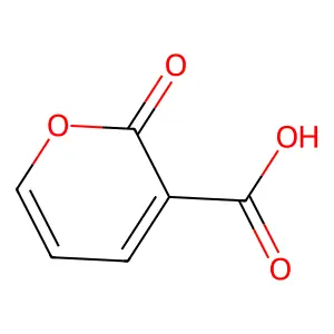 2-oxo-2H-pyran-3-carboxylic acid structure