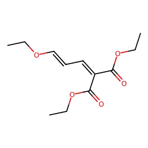 Diethyl [3-ethoxyprop-2-enylidene]malonate structure
