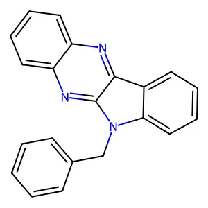 6-Benzyl-6H-indolo[2,3-b]quinoxaline structure