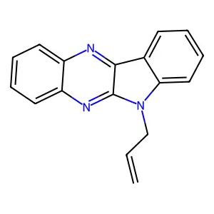 6-Allyl-6H-indolo[2,3-b]quinoxaline structure