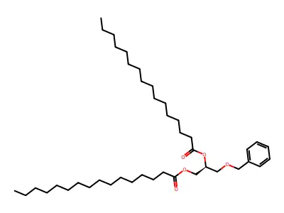 1,2-Dipalmitoyl-3-O-benzyl-rac-glycerol structure
