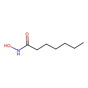 Heptanamide, N-hydroxy- structure