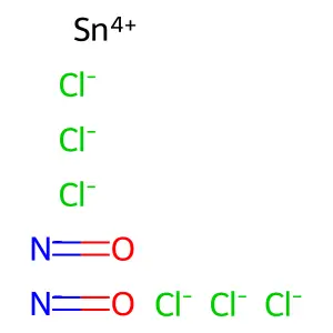 Stannate(2-), hexachloro-, (OC-6-11)-, nitrosyl (1:2) structure
