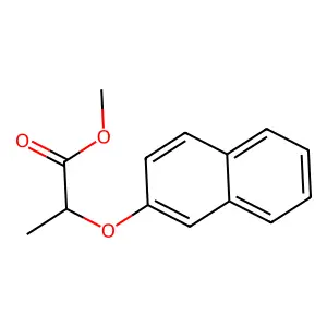 2-(2-Naphthoxy)propionic acid methyl ester structure