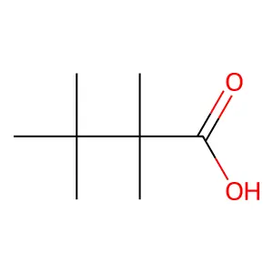 2,2,3,3-Tetramethylbutanoic acid structure
